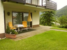 Blick auf die Terasse